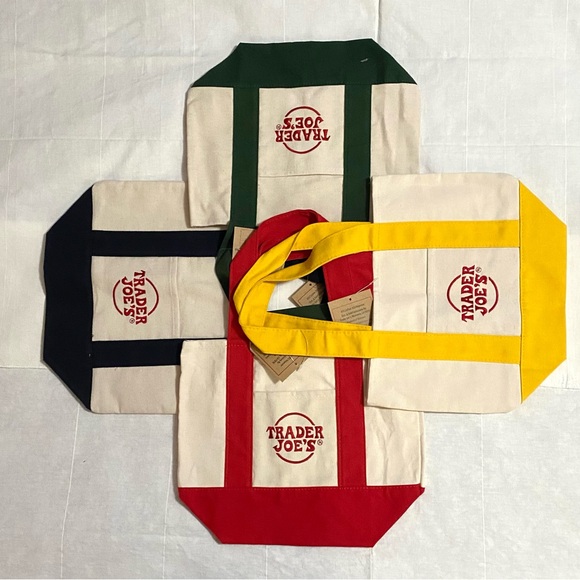 Trader Joe’s Canvas Tote Bag | Choose One for Cute Fun - Picture 1 of 12